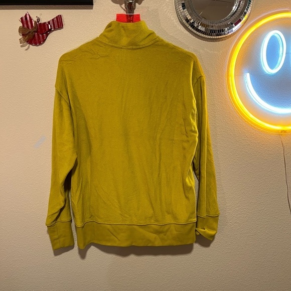 NWOT! Aerie Offline Yellow Towel-like material Quarter zip size extra small - Picture 4 of 4
